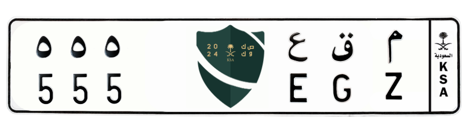 لوحة م ق ع 555